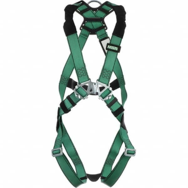 Fall Protection Harnesses: 400 Lb, Vest Style, Size 2X-Large, Polyester MPN:10197198