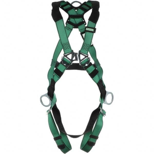 Fall Protection Harnesses: 400 Lb, Vest Style, Size X-Small, Polyester MPN:10197199