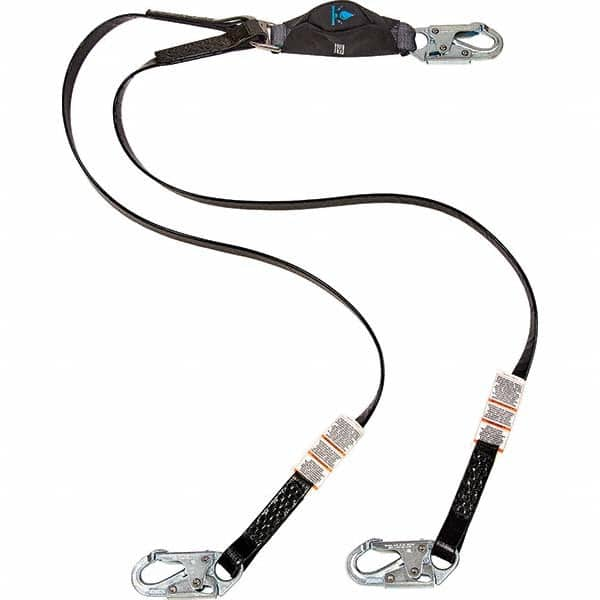 Lanyards & Lifelines, Load Capacity: 310lb , Type: Lanyard , Length (Inch): 72 , Anchorage End Connection: Snap Hook , Harness Connection: Locking Snap Hook  MPN:10207255