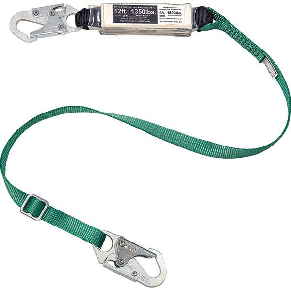 Lanyards & Lifelines, Load Capacity: 310lb , Type: Lanyard , Length (Inch): 144 , Harness Connection: Locking Snap Hook , For Arc Flash Work: No  MPN:10213785