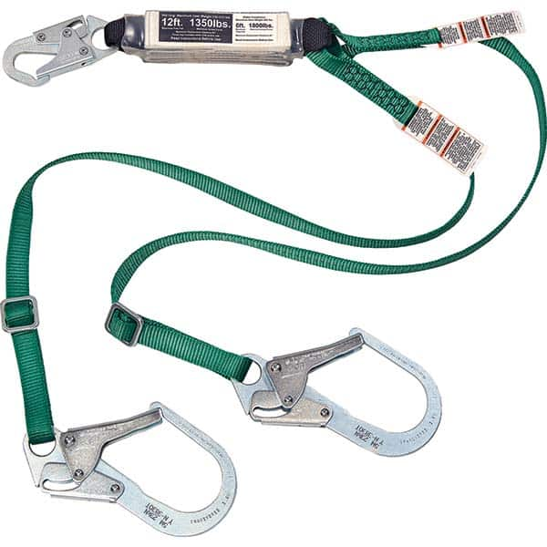 Lanyards & Lifelines, Load Capacity: 310lb , Type: Lanyard , Length (Inch): 144 , Harness Connection: Locking Snap Hook , For Arc Flash Work: No  MPN:10213788