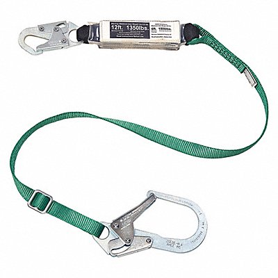 Shock Absorbing Lanyard Single Leg 12ft. MPN:10211486