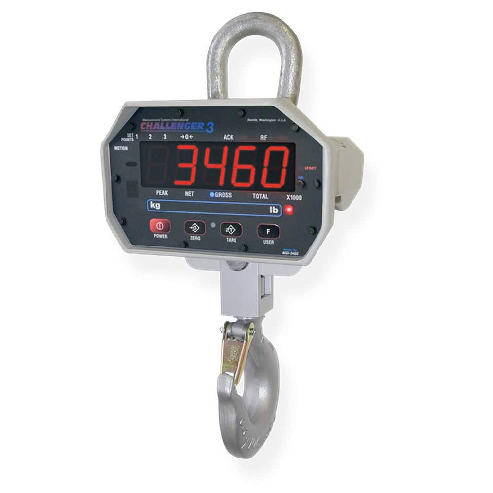 1,000 Lb (500 Kg) 5-Digit LED Crane Scale MPN:139103