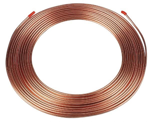 Metal Tube, Tube Type: Seamless , Material: Copper , Outside Diameter (Inch): 1-3/8 , Wall Thickness (Decimal Inch): 0.0550 , Tube Length: 50 ft  MPN:D 22050