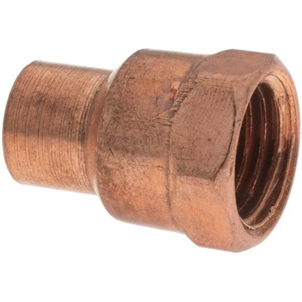 Wrot Copper Pipe Adapter: 1/4