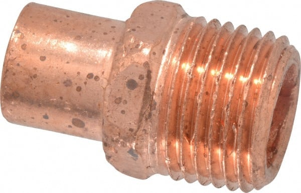 Wrot Copper Pipe Adapter: 1/2