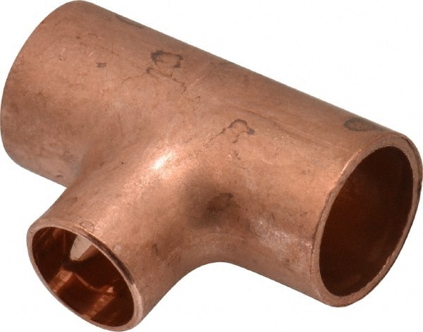 Wrot Copper Pipe Tee: 1/2