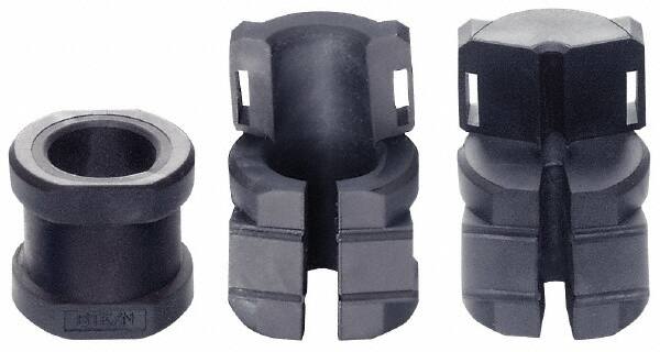 Grommets, Type: Small-Hole Blanking Grommet , Overall Thickness (Inch): 5/8 , Material: Plastic Housing , Color: Black  MPN:87172610BG