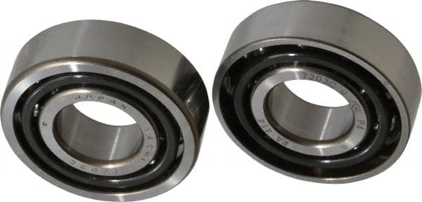 Angular Contact Ball Bearing: 17 mm Bore Dia, 40 mm OD, 12 mm OAW, Without Flange MPN:7203 CYDU P4