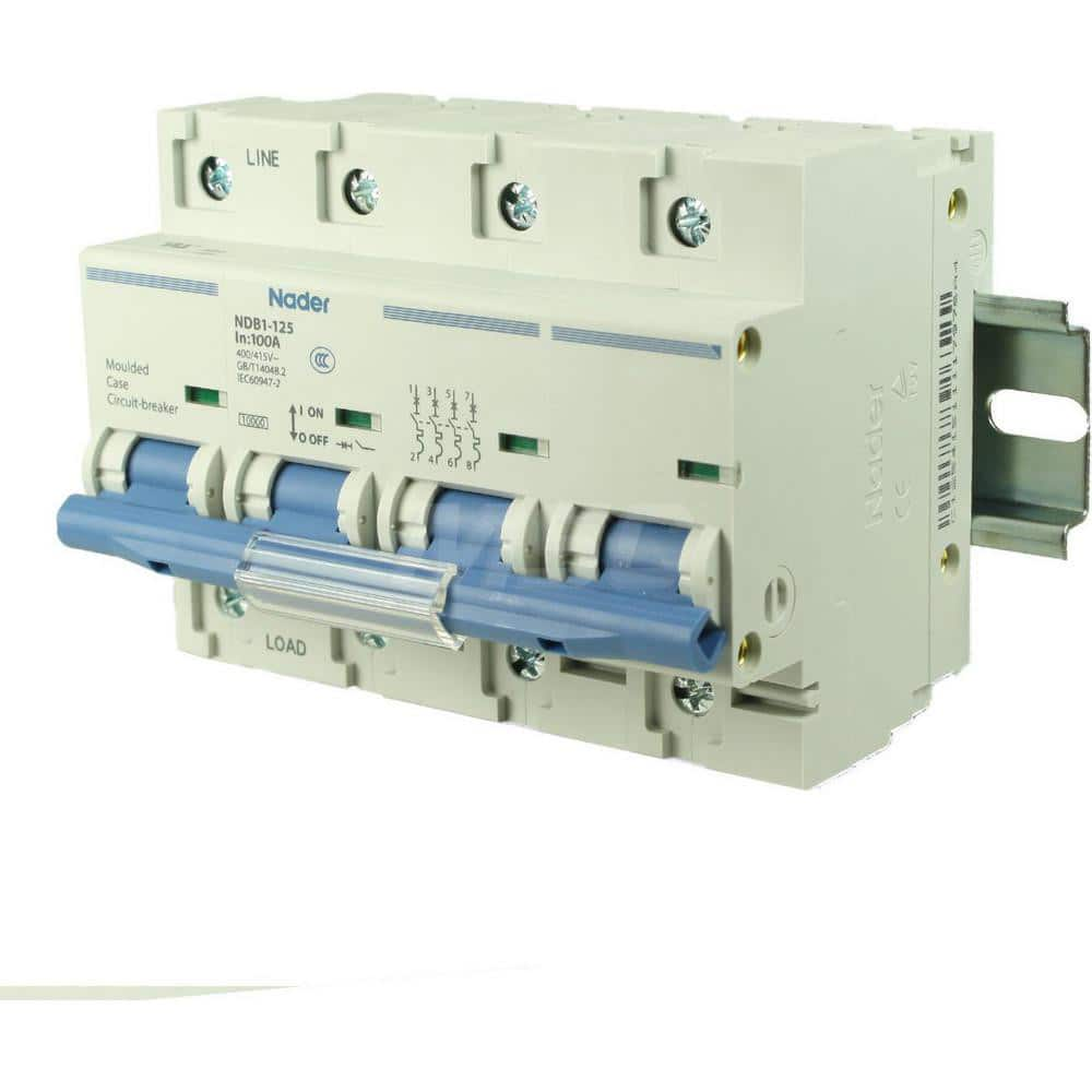 Circuit Breakers, Circuit Breaker Type: C60SP - Supplementary Protection , Tripping Mechanism: Thermal-Magnetic  MPN:NDB1-125C100-4