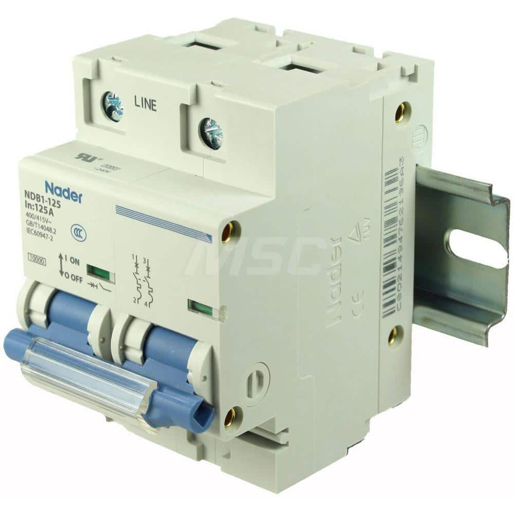 Circuit Breakers, Circuit Breaker Type: C60SP - Supplementary Protection , Tripping Mechanism: Thermal-Magnetic  MPN:NDB1-125C125-2