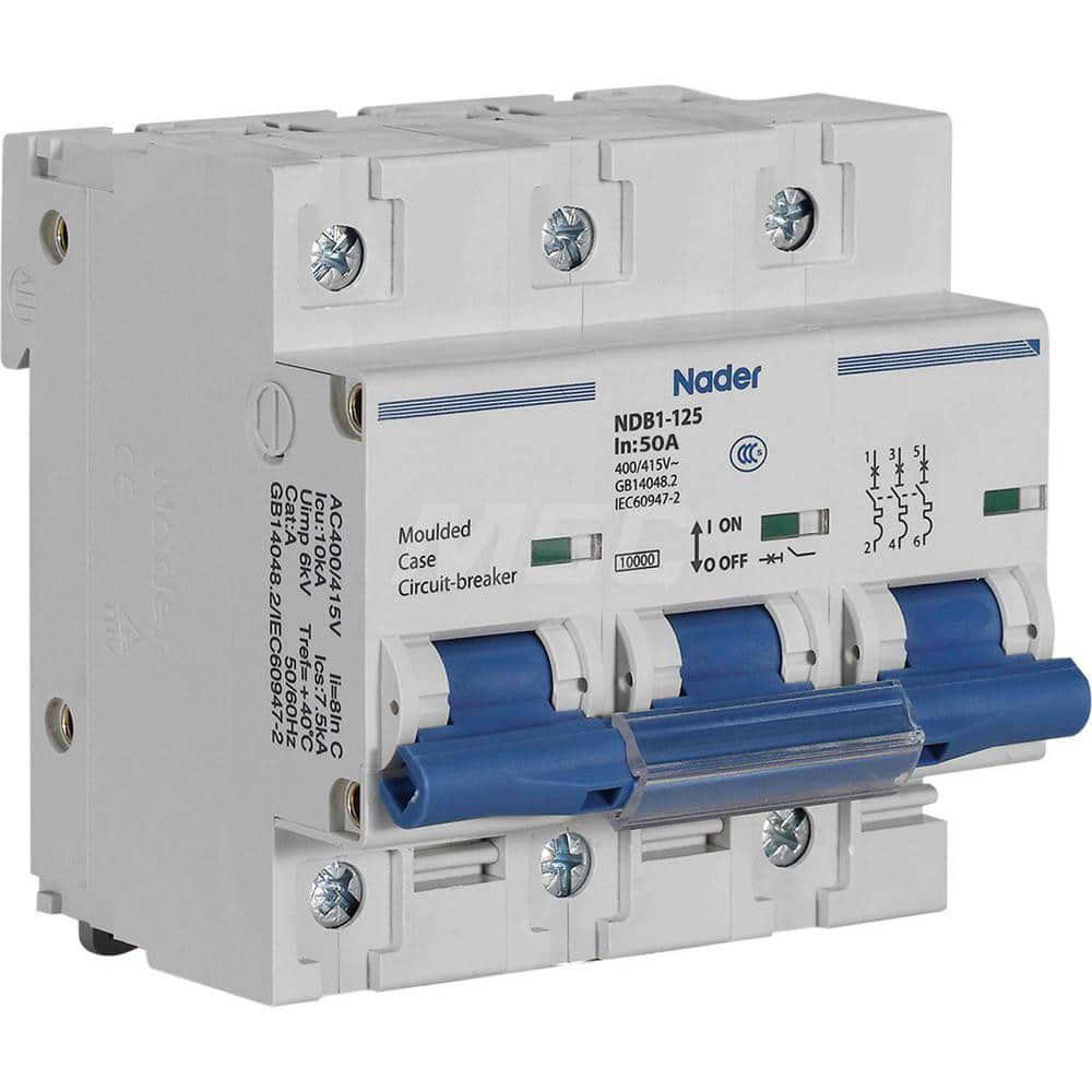 Circuit Breakers, Circuit Breaker Type: C60SP - Supplementary Protection , Tripping Mechanism: Thermal-Magnetic  MPN:NDB1-125C50-3