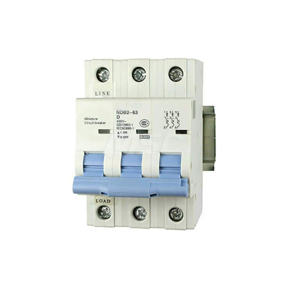 Circuit Breakers, Circuit Breaker Type: C60SP - Supplementary Protection , Tripping Mechanism: Thermal-Magnetic  MPN:NDB2-63D50-3