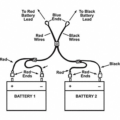 Battery Harness 1/2 Depth MPN:RBAT-H1