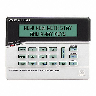 Intrusion System Keypads 5-7/8 W LCD MPN:GEM-RP8LCD