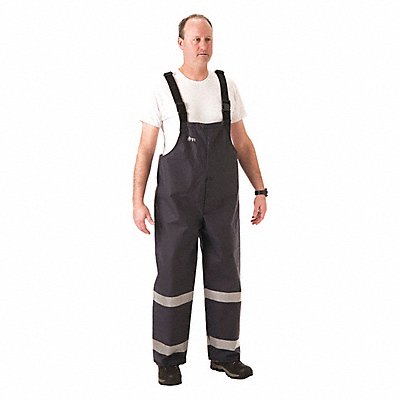 Reflective Rain Bib Overall S 32 to 34 MPN:1801TN101