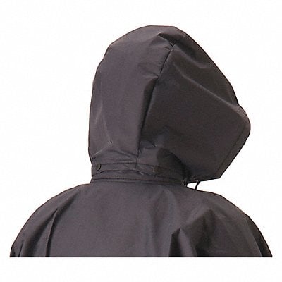 Flame Resistant Rain Hood Blue Snaps MPN:H1800N