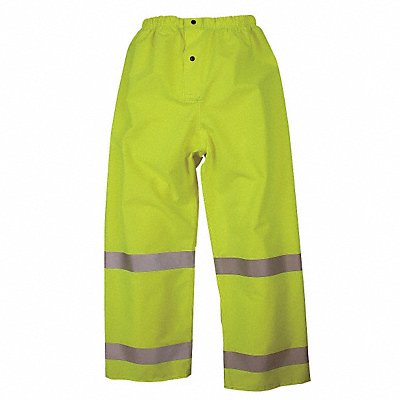 Rain Pants Class E Yellow/Green 2XL MPN:101PFY2