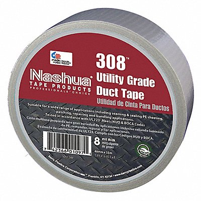 Duct Tape Silver 1 7/8 in x 60 yd 8 mil MPN:308