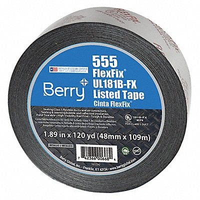 Duct Tape Metallic 1 7/8inx120yd 3.1 mil MPN:555