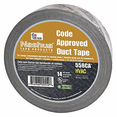 Duct Tape Metallic 1 7/8inx60yd 14 mil MPN:558CA