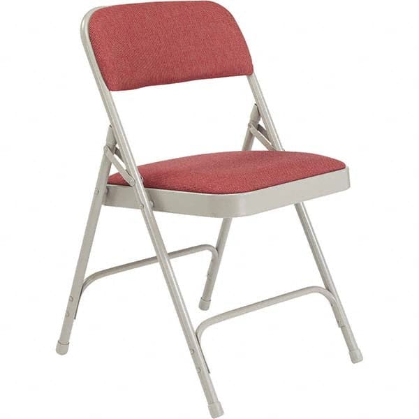 Folding Chairs, Pad Type: Folding Chair w/Fabric Padded Seat , Material: Steel, Fabric , Width (Inch): 18-3/4  MPN:2208