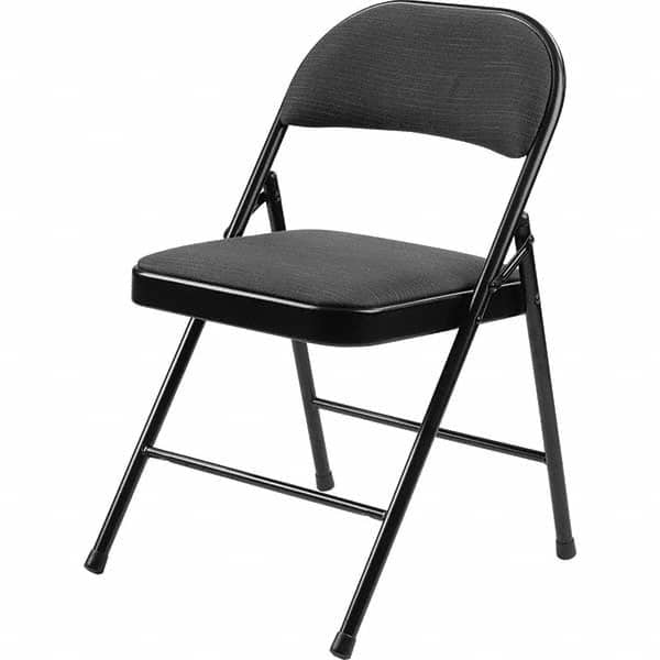 Folding Chairs, Pad Type: Folding Chair w/Fabric Padded Seat , Material: Steel, Fabric/Steel , Width (Inch): 18-1/2  MPN:970