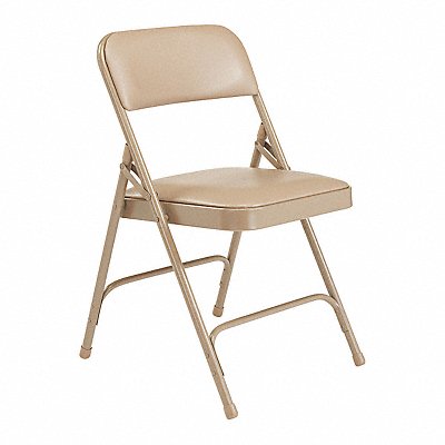 Folding Chair Vinyl Beige PK4 MPN:1201