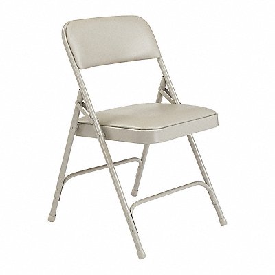 Folding Chair Vinyl Gray PK4 MPN:1202