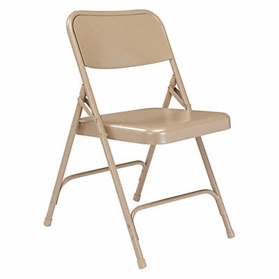 Folding Chair Beige 18-1/4 in PK4 MPN:201