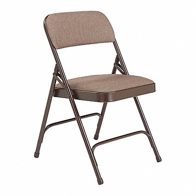 Folding Chair Fabric 29-1/2inH Brown PK4 MPN:2207