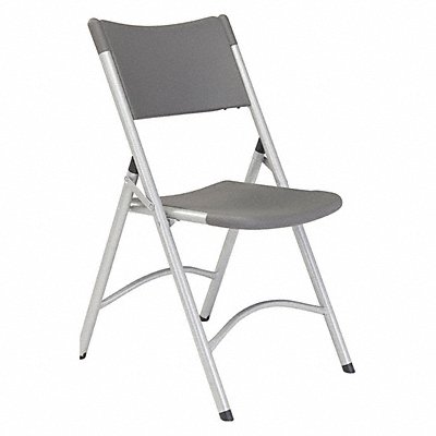 Folding Chair Plastic Charcoal PK4 MPN:620