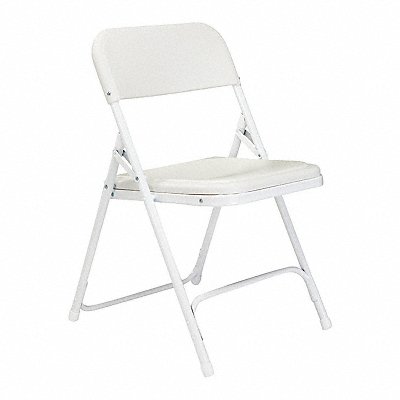 Folding Chair Plastic White PK4 MPN:821