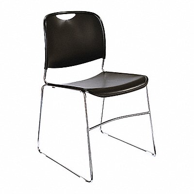 Stacking Chair Poly Navy Black PK4 MPN:8510