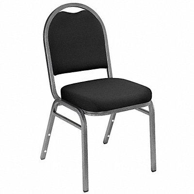 Stacking Chair Steel Black/Silvervein MPN:9260-SV