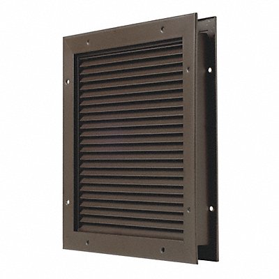 No Vision Door Partition Louver 12 inH MPN:L-700-BFDKB-14x12