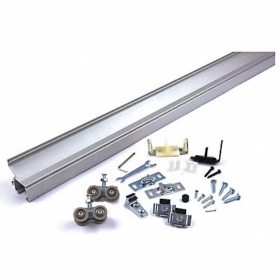 Track Kit Sliding Door Type Alum. Silver MPN:SLAL-250-SW-48