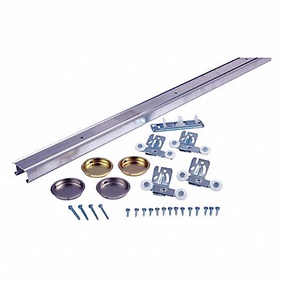 Track Kit Sliding Door Type Alum. Silver MPN:SLAL-75-BP-48