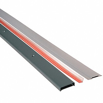 Fire Door Gap Seal 36 in Gray Steel MPN:GAP90-36