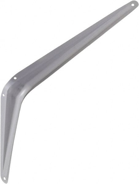 100 Lb Capacity, Gray Shelf Brackets MPN:N171-082