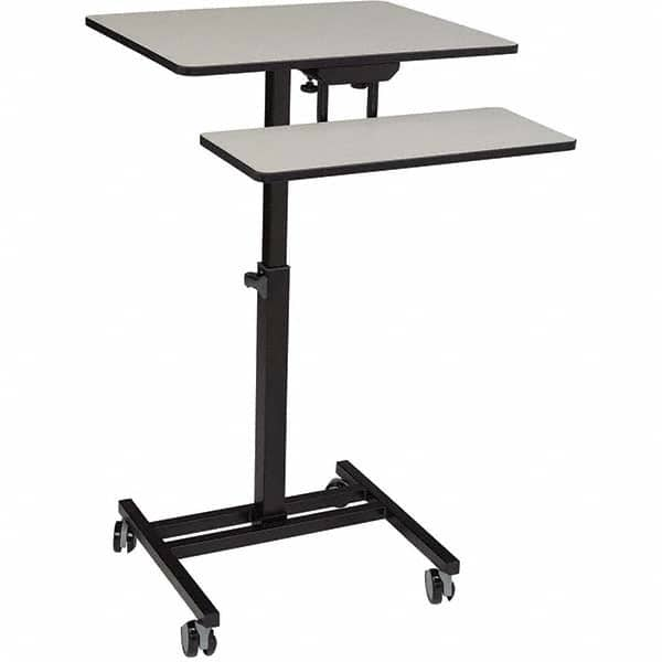 Desktop Sit-Stand Workstation Mobile Work Center: 20-3/4