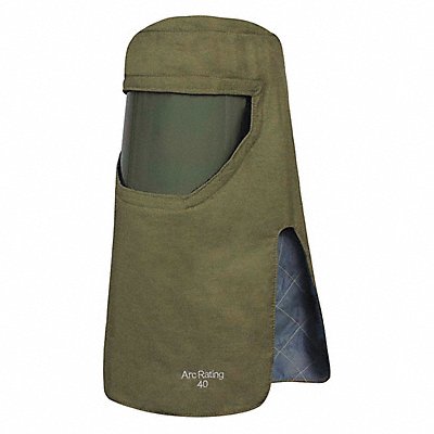 Arc Flash Hood Universal Size Green MPN:H65NPQHHATPV