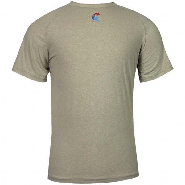 Base Layer Shirt: Cotton, 4X-Large, Tan MPN:C52JKSR4X