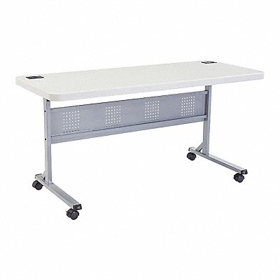 Mobile Flip Top Seminar Table Gray 60 W MPN:BPFT-2460