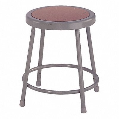 Round Stool Welded Tube Leg Black 18 H MPN:6218