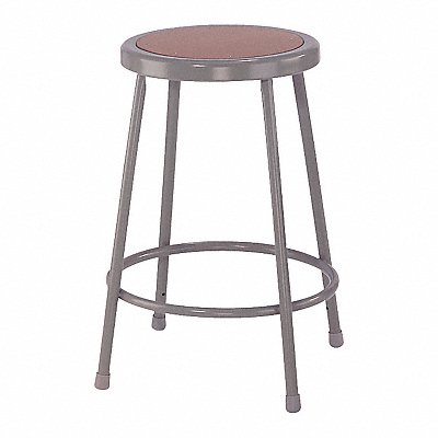 Round Stool Welded Tube Leg Gray 24 H MPN:6224