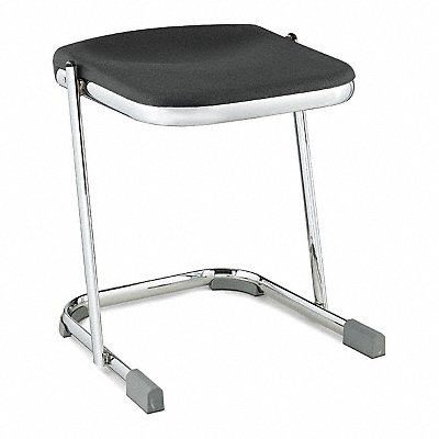 Square Stool Sled-Base Legs Chrome 18 H MPN:6618