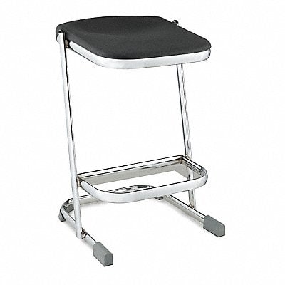 Square Stool Sled-Base Legs Chrome 24 H MPN:6624