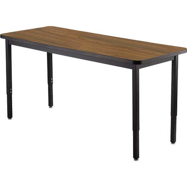 Utility Table: Brown Table Top, Rectangle, 48