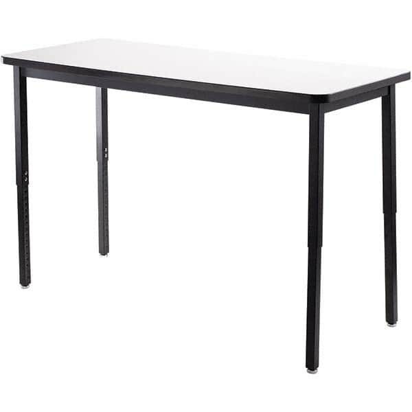 Utility Table: Black & White Table Top, 60